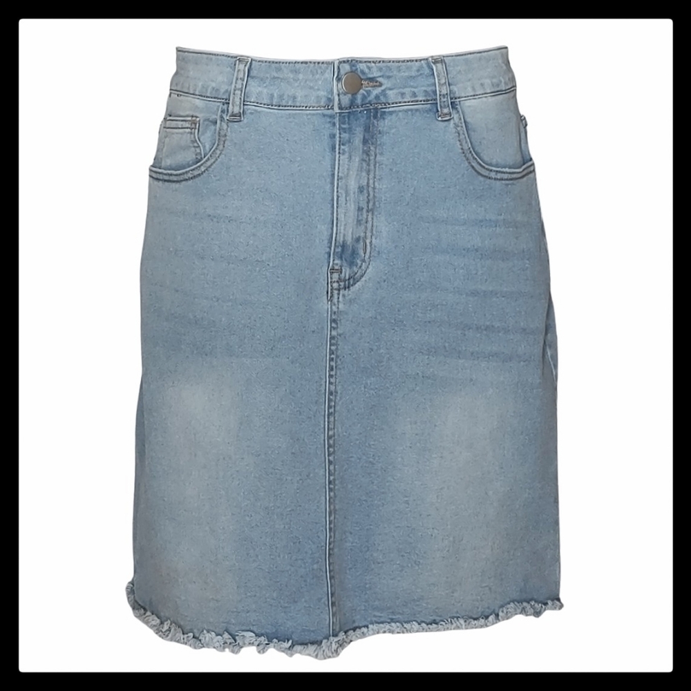 Denim Blue Juniors Skirt Size XL